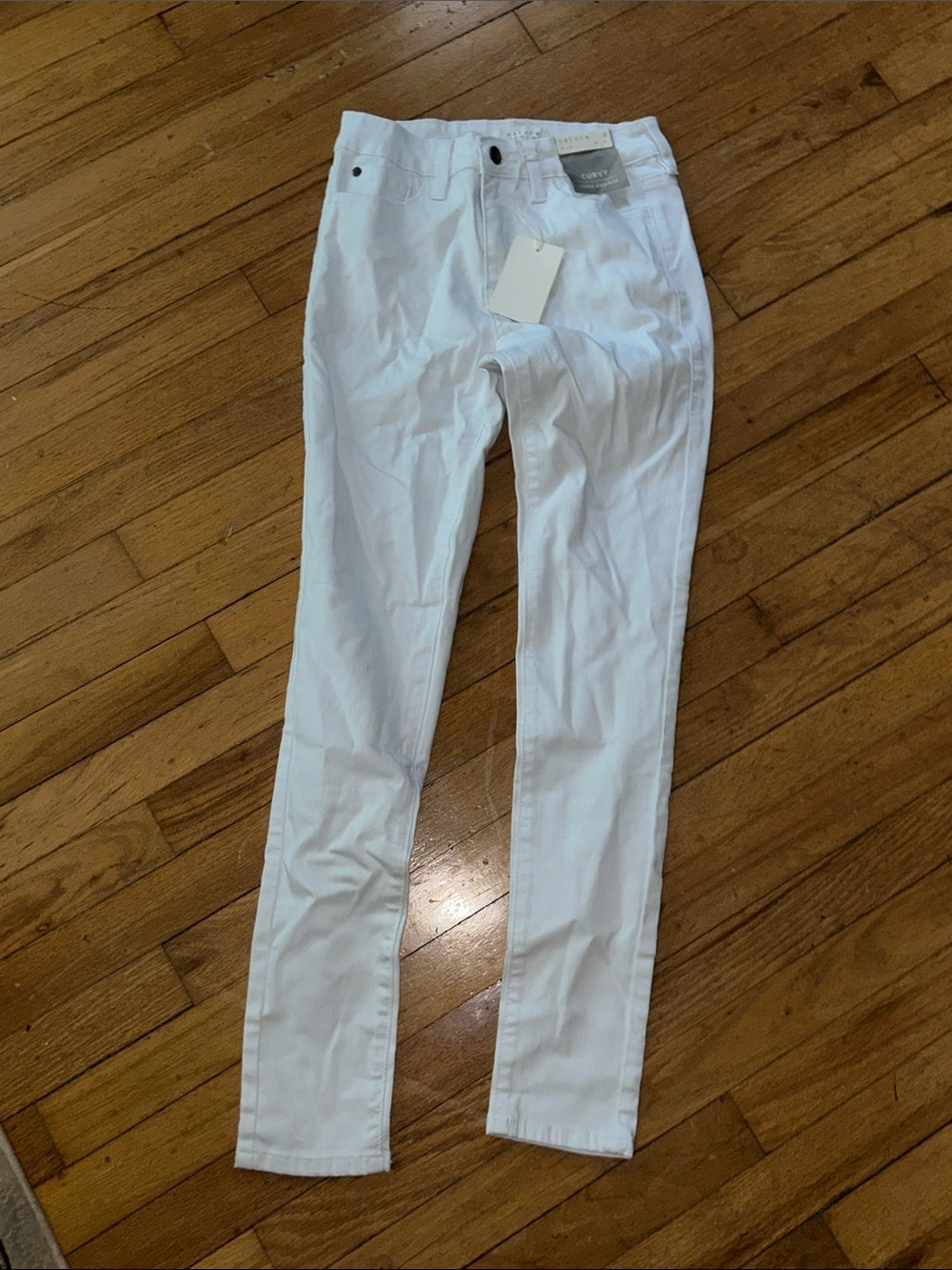 White Skinny Jeans - Women's Slim Stretch Pants